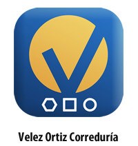 Botón de descarga de la app de Vélez Ortiz Correduria